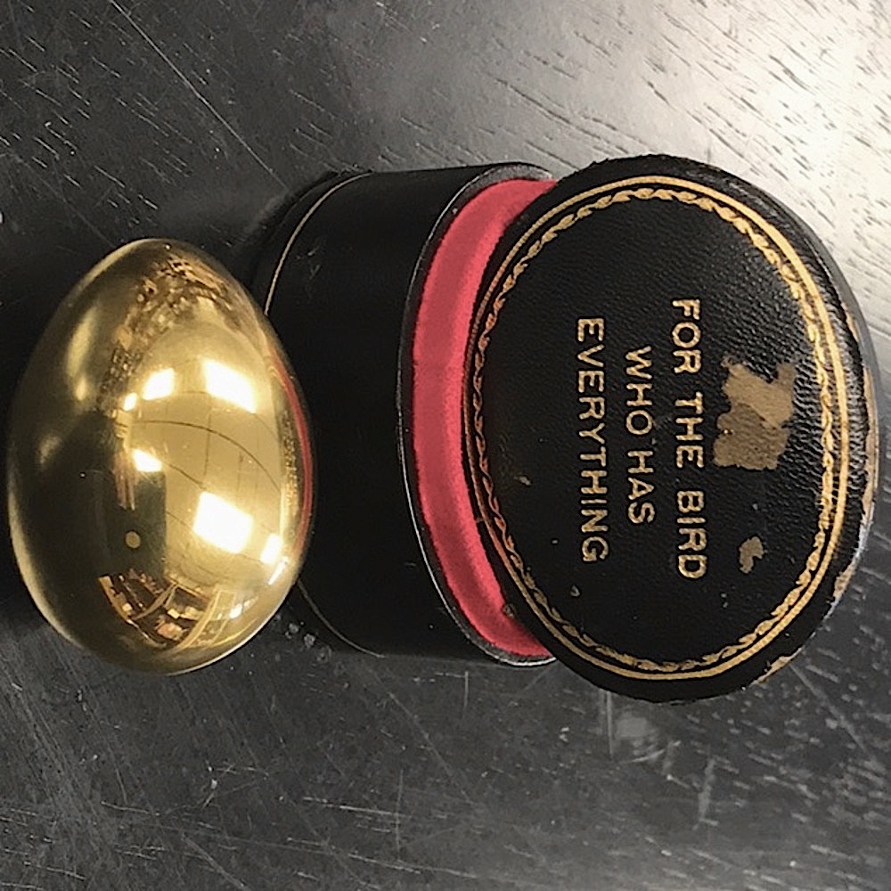 Vintage polished solid brass paper weight